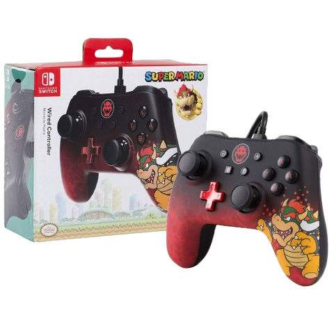 Nintendo Switch Powera Wired Controller - Bowser Nintendo Switch Powera Wired Controller - Bowser