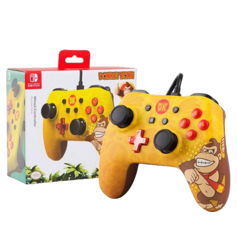 Nintendo Switch Powera Wired Controller - Donkey Kong Nintendo Switch Powera Wired Controller - Donkey Kong