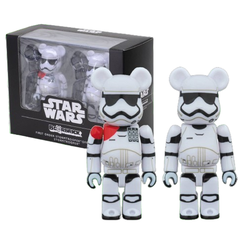 Be@Rbrick Star Wars First Order Stormtrooper Officer & First Order Stormtrooper Be@Rbrick Star Wars First Order Stormtrooper Officer & First Order Stormtrooper