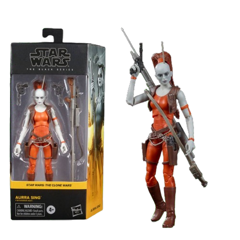 Star Wars Black Series 6" Clone Wars Aurra Sing Star Wars Black Series 6" Clone Wars Aurra Sing