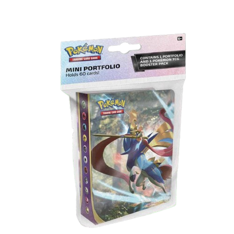 Pokemon SS1 Sword & Shield Mini Portfolio with Booster Pokemon SS1 Sword & Shield Mini Portfolio with Booster