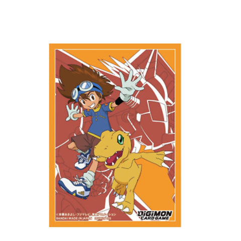 Bandai Carddass Digimon Agumon and Taichi Sleeve Bandai Carddass Digimon Agumon and Taichi Sleeve