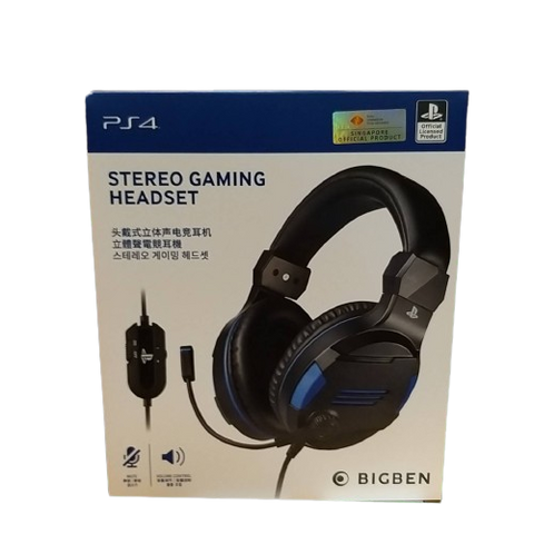 PS4 Big Ben Stereo Headset - Black PS4 Big Ben Stereo Headset - Black