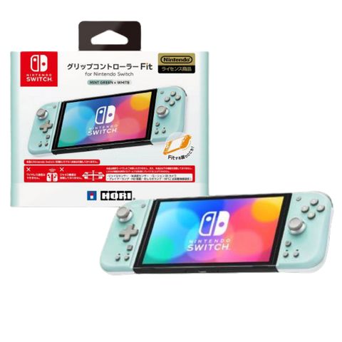 Nintendo Switch Hori Split Pad Fit Mint Green x White Nintendo Switch Hori Split Pad Fit Mint Green x White