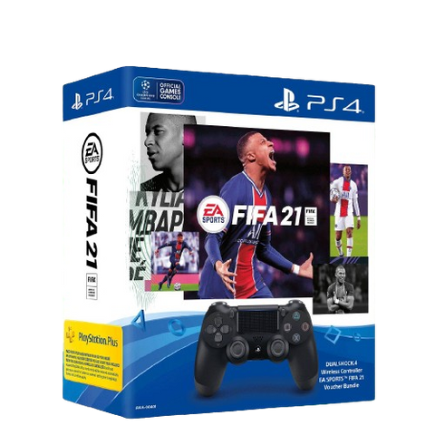 PS4 Dual Shock 4 Black + FIFA 21 Digital Game Bundle PS4 Dual Shock 4 Black + FIFA 21 Digital Game Bundle