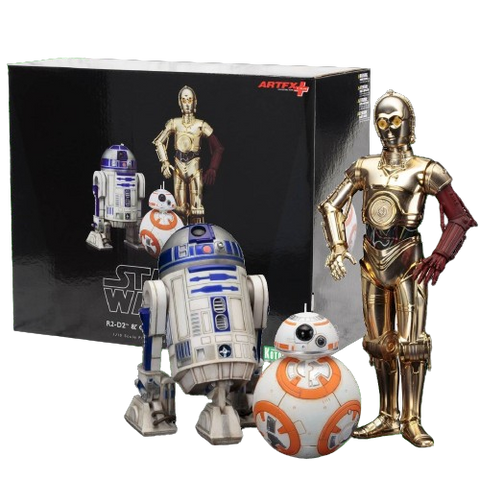 Kotobukiya ARTFX+ SW R2-D2 & C3-PO BB-8 Kotobukiya ARTFX+ SW R2-D2 & C3-PO BB-8