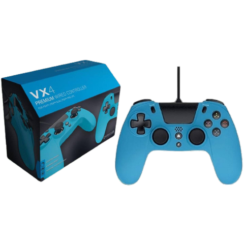 PS4/PC Gioteck Premium Wired Controller - Blue PS4/PC Gioteck Premium Wired Controller - Blue