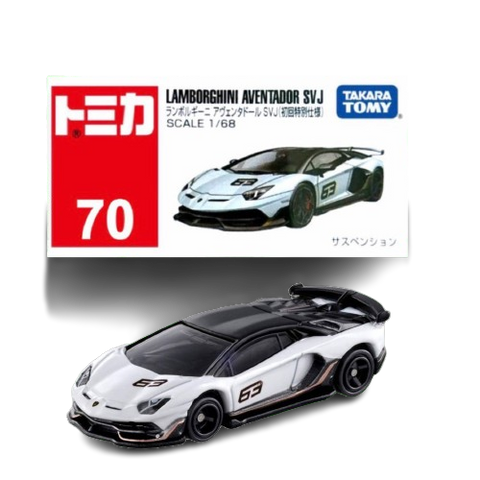 Takara Tomy Lamborghini Aventador SVJ White (70) Takara Tomy Lamborghini Aventador SVJ White (70)