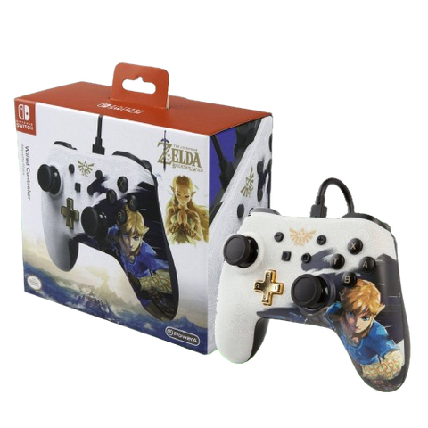 Nintendo Switch Powera Wired Controller - White Zelda Nintendo Switch Powera Wired Controller - White Zelda