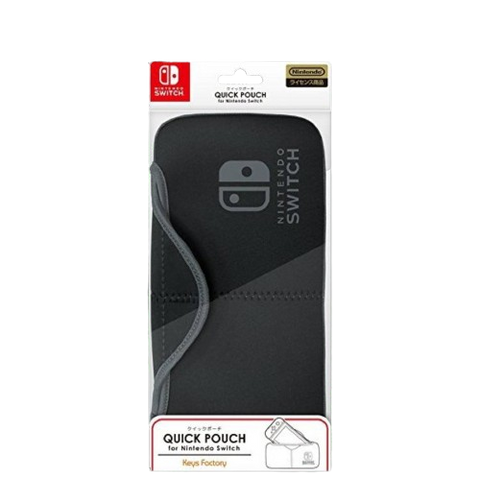 Nintendo Switch Quick Pouch - Black + Dark Wording Nintendo Switch Quick Pouch - Black + Dark Wording