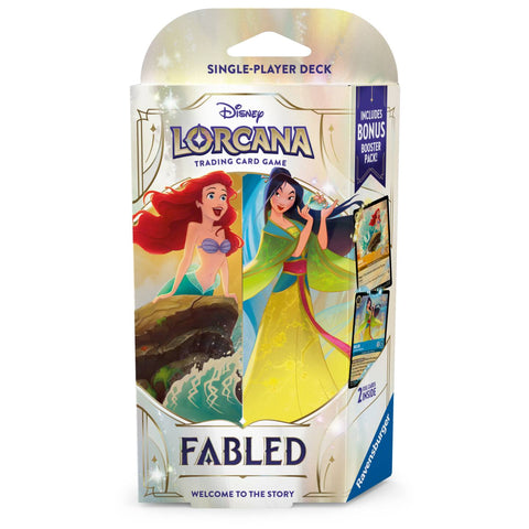 Disney Lorcana Set 9 Fabled Deck - Ariel and Mulan Disney Lorcana Set 9 Fabled Deck - Ariel and Mulan