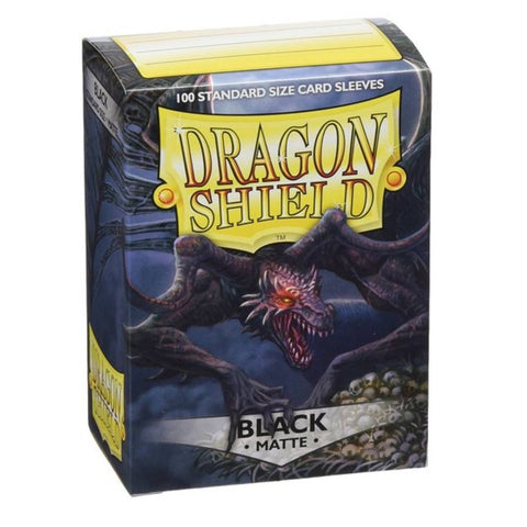 Dragon Shield 100 Standard Size Matte Black Dragon Shield 100 Standard Size Matte Black