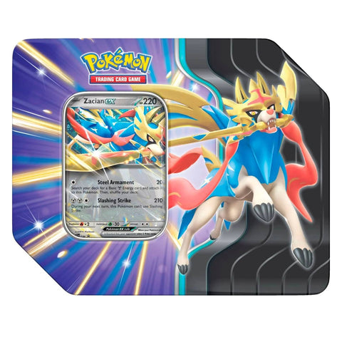 Pokemon Summer Ex Big Tin -  Zacian ex Pokemon Summer Ex Big Tin -  Zacian ex