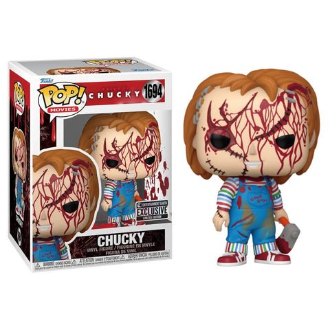 Funko POP! (1694) Bride of Chucky Chucky Bloody EE Exclusive Funko POP! (1694) Bride of Chucky Chucky Bloody EE Exclusive
