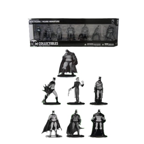 Batman Black / White Mini-Figure 7-Pack Box Set 3 Batman Black / White Mini-Figure 7-Pack Box Set 3