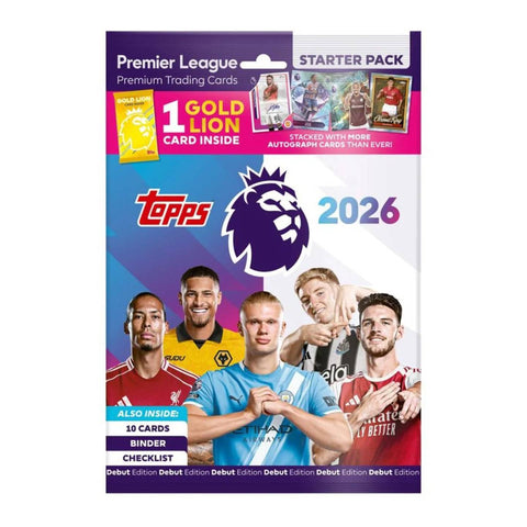 Topps Premier League 2026 Starter Pack Topps Premier League 2026 Starter Pack