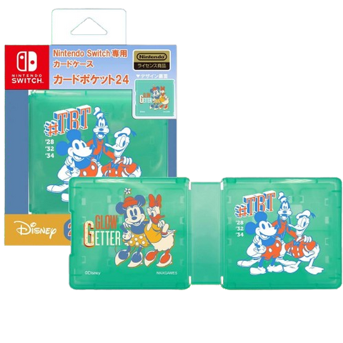 Nintendo Switch Disney 24 Card Case - #TBT Mickey & Friends Nintendo Switch Disney 24 Card Case - #TBT Mickey & Friends