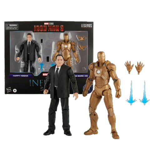 Marvel Legends Series Infinity Saga Happy Hogan and Iron Man XXI Marvel Legends Series Infinity Saga Happy Hogan and Iron Man XXI