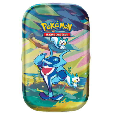 Pokemon TCG Vibrant Paldea Mini Tin - Palafin & Pachirisu Pokemon TCG Vibrant Paldea Mini Tin - Palafin & Pachirisu
