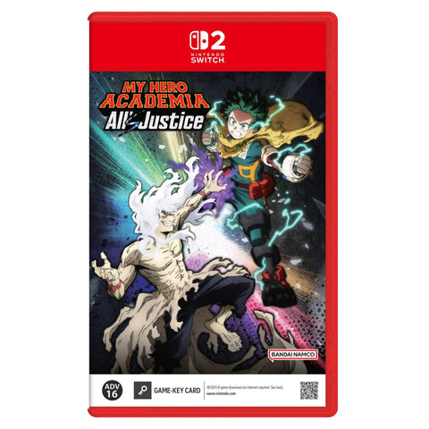Nintendo Switch 2 My Hero Academia: All's Justice (Asia) Game Key-card Nintendo Switch 2 My Hero Academia: All's Justice (Asia) Game Key-card