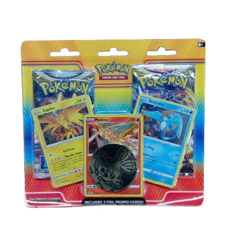 Pokemon Enhanced 2-Pack Blister - Zapdos Moltres Articuno Pokemon Enhanced 2-Pack Blister - Zapdos Moltres Articuno