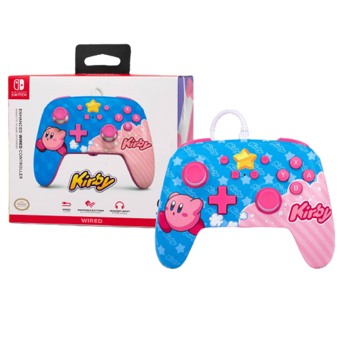 Nintendo Switch PowerA Enhanced Wired Controller - Kirby Nintendo Switch PowerA Enhanced Wired Controller - Kirby