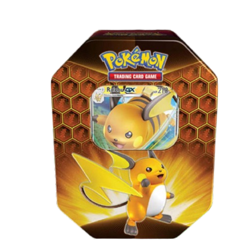 Pokemon Hidden Fates Tin - Raichu GX Pokemon Hidden Fates Tin - Raichu GX