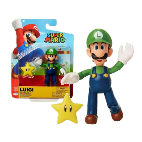 World of Nintendo 4" Fig W18 Luigi World of Nintendo 4" Fig W18 Luigi