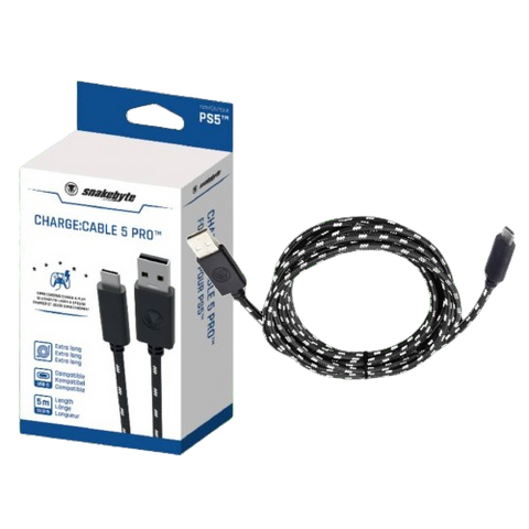 PS5 Snakebyte 5M Charge Cable 5 Pro PS5 Snakebyte 5M Charge Cable 5 Pro
