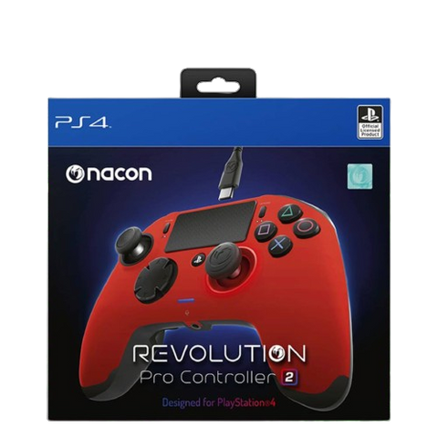 PS4 Nacon Revolution Pro 2 Red Controller PS4 Nacon Revolution Pro 2 Red Controller
