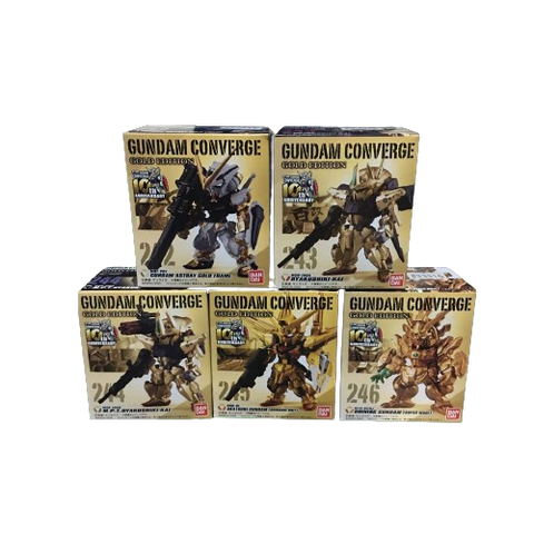 Bandai Gundam Converge Gold Edition (Set of 5) Bandai Gundam Converge Gold Edition (Set of 5)
