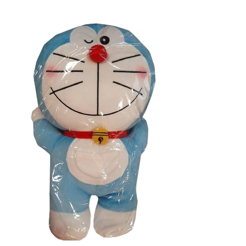 Doraemon 18" Big Plush - Pink Hat Wink Doraemon 18" Big Plush - Pink Hat Wink