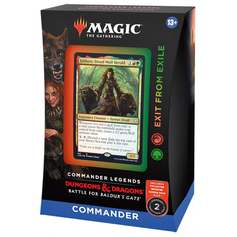 Magic: The Gathering Battle for Baldur’s Gate Commander Deck – Exit from Exile Magic: The Gathering Battle for Baldur’s Gate Commander Deck – Exit from Exile