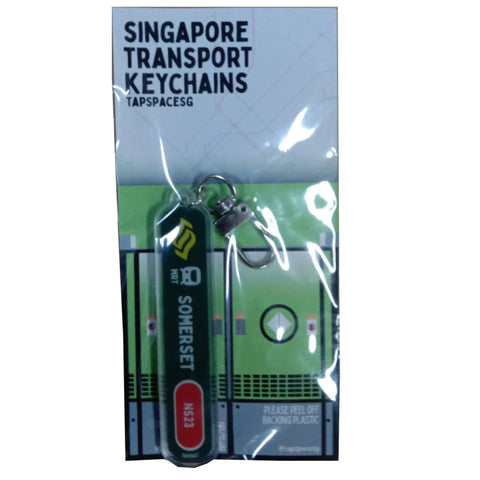 Somerset MRT Station Keychain Somerset MRT Station Keychain