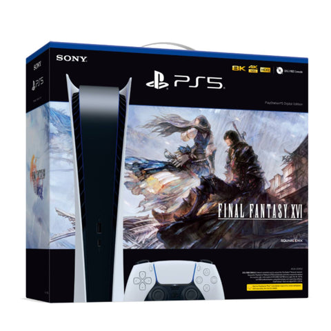 PS5 Digital Version Console Final Fantasy XVI Bundle (1 year Local Sony warranty) PS5 Digital Version Console Final Fantasy XVI Bundle (1 year Local Sony warranty)