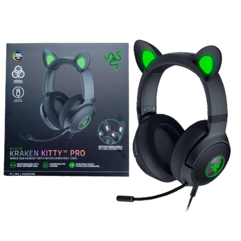 Razer Kraken Kitty V2 Pro RGB Gaming Headset Black Razer Kraken Kitty V2 Pro RGB Gaming Headset Black