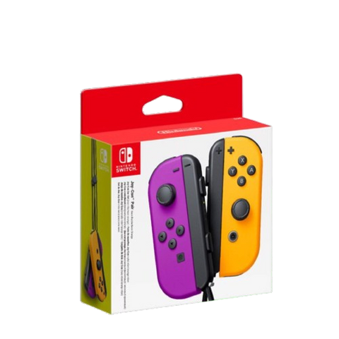 Nintendo Switch Joycon Controller - Neon Purple/Orange Local Nintendo Switch Joycon Controller - Neon Purple/Orange Local
