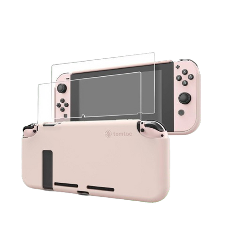Nintendo Switch Tomtoc Silicone Case (Pink) Nintendo Switch Tomtoc Silicone Case (Pink)