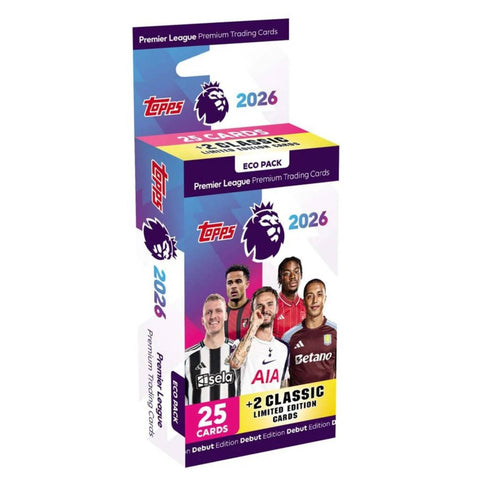 Topps Premier League 2026 Debut Edition Eco Pack Topps Premier League 2026 Debut Edition Eco Pack