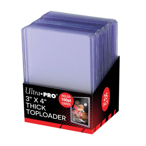 Ultra Pro Thick Toploader 3"X4" (25 Pack) Ultra Pro Thick Toploader 3"X4" (25 Pack)