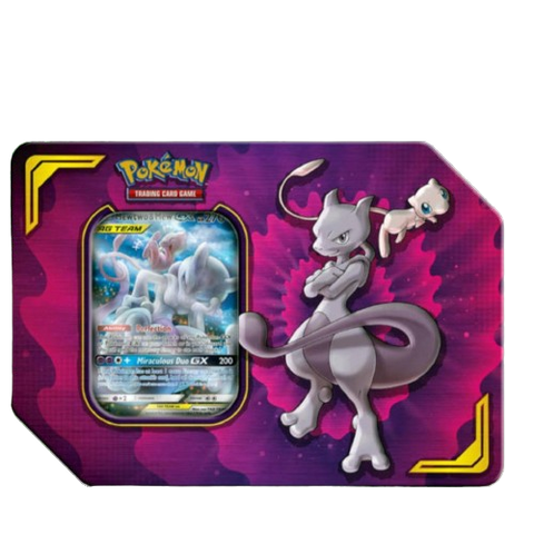 Pokemon Power Partnership Tin - Mewtwo & Mew GX Pokemon Power Partnership Tin - Mewtwo & Mew GX