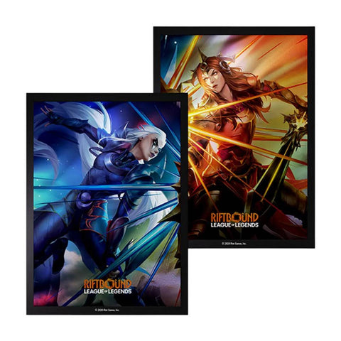 Riftbound Vendetta Art Sleeves #3 Diana vs Leona Riftbound Vendetta Art Sleeves #3 Diana vs Leona