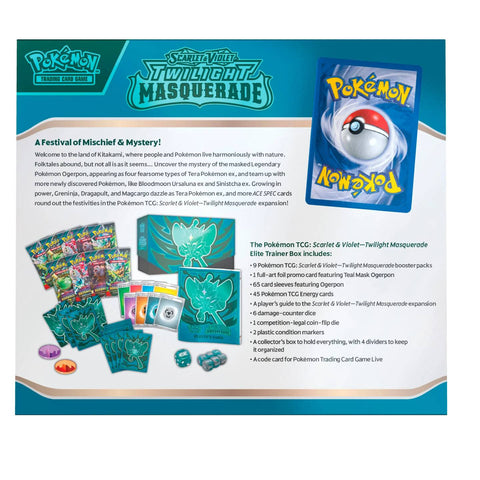 Pokemon SV6 Twilight Masquerade Elite Trainer Box
