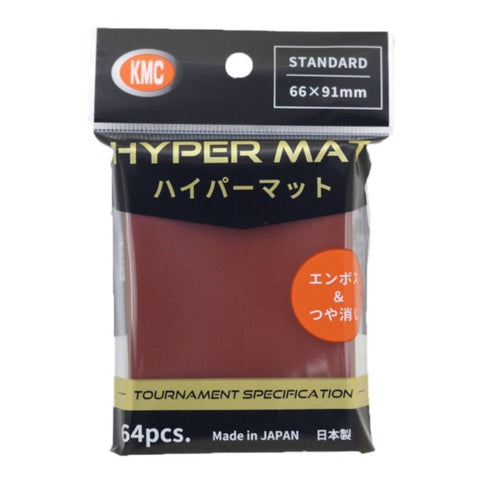 KMC Hyper Mat Standard 64PC Red 66x91MM KMC Hyper Mat Standard 64PC Red 66x91MM