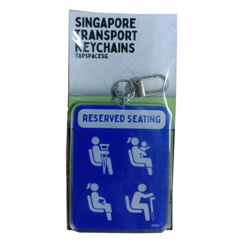 Reserved Seating Transport Icons Keychain Reserved Seating Transport Icons Keychain