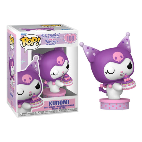 Funko POP! (108) Melody 50th Kuromi 20th Kuromi Present Funko POP! (108) Melody 50th Kuromi 20th Kuromi Present