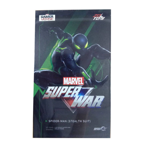 ZD Toys Super War 1/10 "GamerVerse Spiderman Stealth Suit ZD Toys Super War 1/10 "GamerVerse Spiderman Stealth Suit