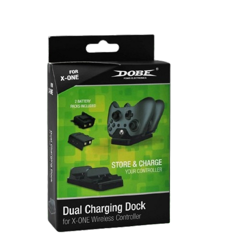 XBox One Dobe Dual Charging Dock + 2 Batteries XBox One Dobe Dual Charging Dock + 2 Batteries