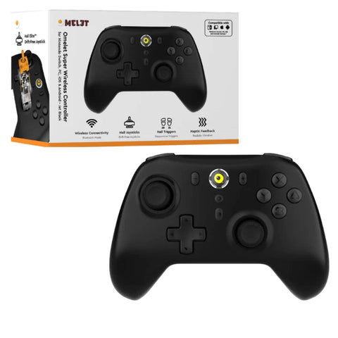 Omelet Gaming Super Wireless Controller - Jet Black Omelet Gaming Super Wireless Controller - Jet Black