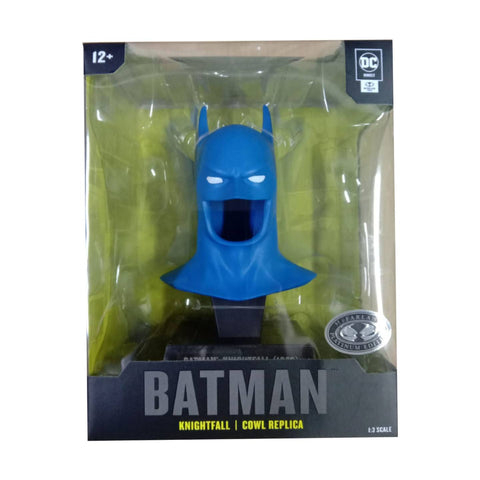 Batman Knightfall 1:3 Scale Cowl Replica Platinum Batman Knightfall 1:3 Scale Cowl Replica Platinum
